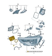 фото thumb №3, # модуль потужності фара діодний matrix a6 a7 q8