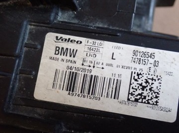 фото thumb №9, Bmw f32 f33 4 адаптивний led фара лівий lama ліва 7478157-03