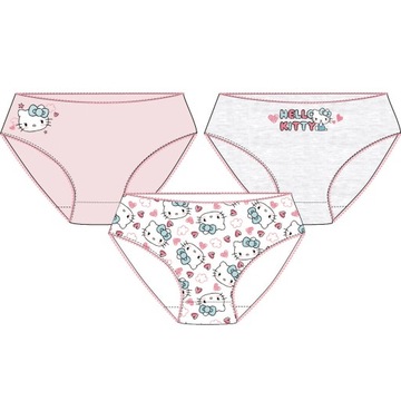 Комплект из 3 трусиков из хлопка GIRLS HELLO KITTY 116-122