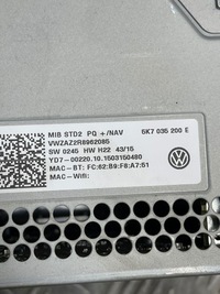 фото thumb №6, Volkswagen jetta vi 2016 панель / радіопрогравач cd/dvd/gps