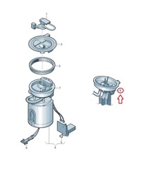 фото thumb №1, Насос пального поплавок 3q0919098 vw arteon passat b8 оригінальний номер aso