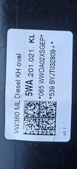 фото thumb №7, Vw golf viii 8 hb бак топлива 2.0 tdi 2024 5wa201021kl