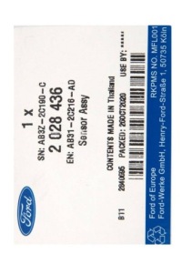 фото thumb №8, Датчик abs ліве заднє ranger 2011-2017 ford oem номер _ 2028436 _ ab31-2c216-ad