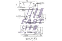 фото thumb №3, Fast ft29521 тормозные колодки тормозные