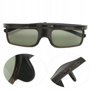 AKTYWNE OKULARY MIGAWKOWE 3D DLP LINK PROJEKTOR