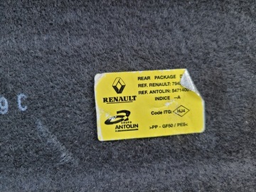 фото thumb №8, Renault megane iii 3 купе полиця багажника зад