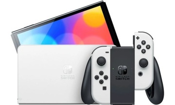 Nintendo SWITCH Oled 64ГБ + 4 игры + стекло + чехол = ПОДАРОК