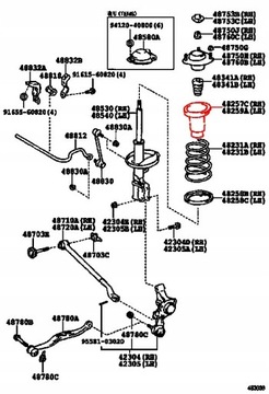фото thumb №13, Захисні накладки i відбійники амортизатора febest tshb-sxv10rr
