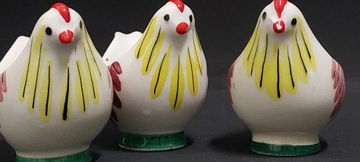 Подставки для яиц с лисичками, керамика Лисички, 3 предмета, дизайн
