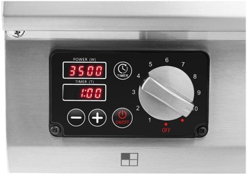 Индукционная плита, 4 конфорки, столешница, таймер, 400 В, 4 х 3500 Вт
