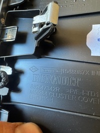 фото thumb №3, Корпус рамка спідометра renault megane iv 682647342r