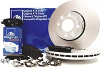 фото thumb №1, Тормозные диски + ate тормозные колодки перед renault clio iii modus