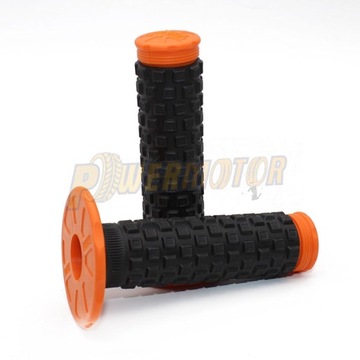 YellowMotorcycle Grip Pro Конические рукоятки Резина 22 мм Двухцветная подушка