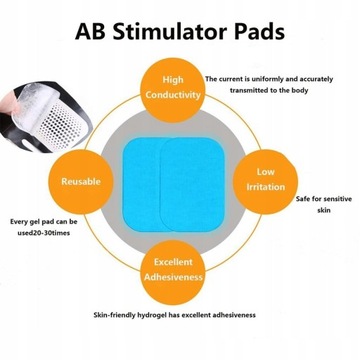 Гелевые подушечки для аксессуаров EMS для брюшной полости ABS