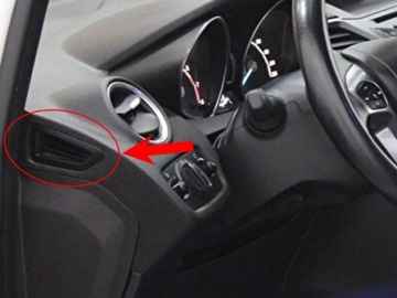 фото thumb №4, Решітка заглушка повітропровід надув ліва ford fiesta mk7 vi 2008-2019