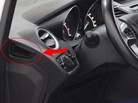 фото thumb №4, Решітка заглушка повітропровід надув впуск ліва ford fiesta mk7 vi 2008-2019