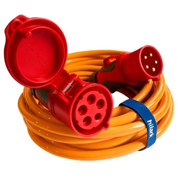 PRZEDŁUŻACZ SIŁOWY GRIP POLIURETANOWY 2M H07BQ-F 5x4 32A PUR SUPER MOCNY