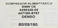 фото thumb №8, Компрессор кондиционера bmw оригинальный номер 9299328-05