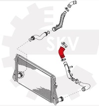 фото thumb №3, Шланг труба інтеркулер vw scirocco iii 2.0tsi