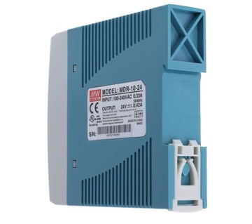 БЛОК ПИТАНИЯ DIN MEAN WELL MDR-10-24 24В 0,42А 10Вт