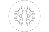 фото thumb №1, Trw тормозные диски тормозные 2szt renault задняя megane 08- b