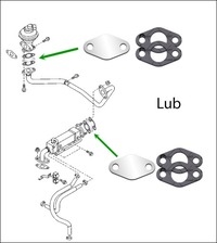фото thumb №3, Заглушка egr ford ranger 2.5 3.0 tdci mazda 2.5 d