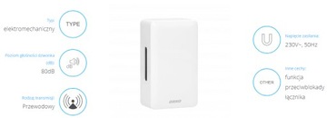 Czujnik ruchu 180 stopni IP65 1200W czarny OR-CR-236/B