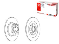 фото thumb №1, Тормозные диски тормозные 2szt. задняя mitsubishi outlander i outlander ii