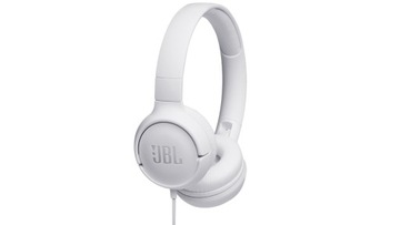 SŁUCHAWKI JBL TUNE 500 NAUSZNE Z MIKROFONEM BIAŁE