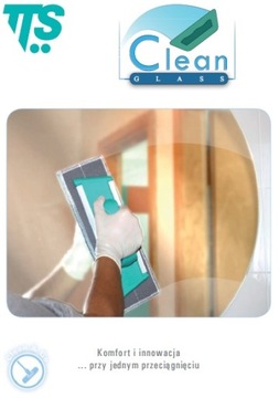 Ручной шпатель TTS Clean Glass 30 см для мытья окон