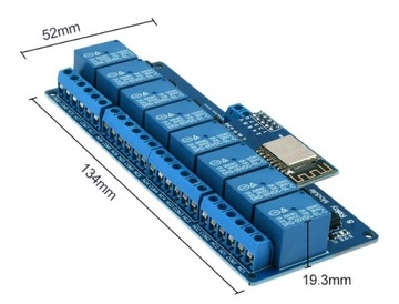 Модуль из 8 реле с WiFi ESP8266 5В