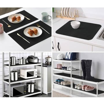ПРОТИВОСКОЛЬЖАЮЩИЙ ЗАЩИТНЫЙ КОВРИК ДЛЯ ЯЩИКОВ ШКАФА PAD 60x600 ЧЕРНЫЙ