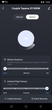 PIR датчик движения 360° круглый потолок WIFI TUYA