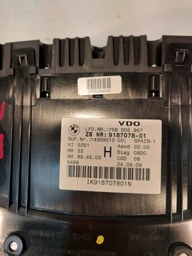 фото thumb №5, Bmw e90 рестайлинг спидометр приборы бензин n53 330i европа