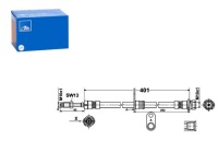 фото thumb №1, Шланг тормозной гибкий задняя l ford tourneo connect v408 кузов