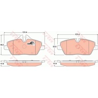 фото thumb №4, Тормозные диски 280mm перфорированные тормозные колодки trw mini r56 clubman clubvan r55 cabrio r57