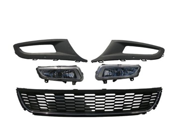 фото thumb №1, Vw polo 6r0 решітка протитуманні фари рамки протитуманні фари 2008-