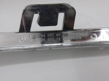 фото thumb №6, Mercedes eqe x294 планка хром бампер правий перед