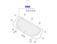 Купити Скло задня kia picanto 2024, фото thumb