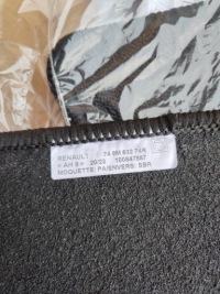 Килимки велюрові renault austral e-tech hybrid нове оригінал комплект Ціна, фото thumb