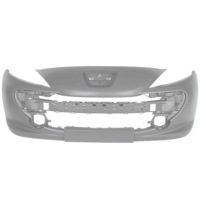 Купити Бампер peugeot 207 2007-2012 сріблястий, фото thumb