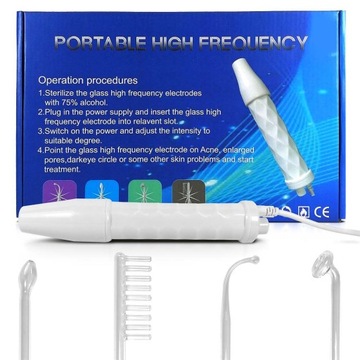 ДАРСОНВАЛЬ DERMA WAND 4 PELOTS ОРИГИНАЛЬНЫЙ ПРИБОР