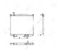 фото thumb №1, Радиатор воды 53576 nrf suzuki grand vitara i ii