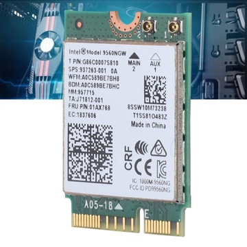 KARTA WIFI SIECIOWA Intel 9560AC NGW Wireless WIFI 2,4G 5 G