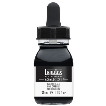 Акриловые чернила Liquitex 30мл - 337 Уголь черный