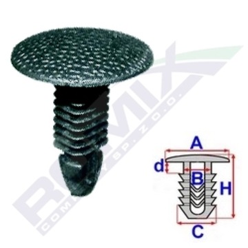 фото thumb №2, Клипса обивка romix 1618747