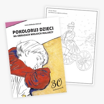Раскрасьте своих детей по картинам великих художников - 30 раскрасок