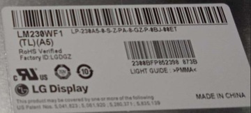 МАТРИЦА 23 ДЮЙМА LM230WF1-TLA5 1920x1080 30-КОНТАКТНЫЙ LVDS