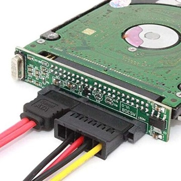 Угловой адаптер IDE 44 PIN на SATA 22 PIN 2,5-дюймовый диск