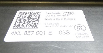 фото thumb №15, Audi e-tron q8 4kl857033 панель раздаточная консоль капот
